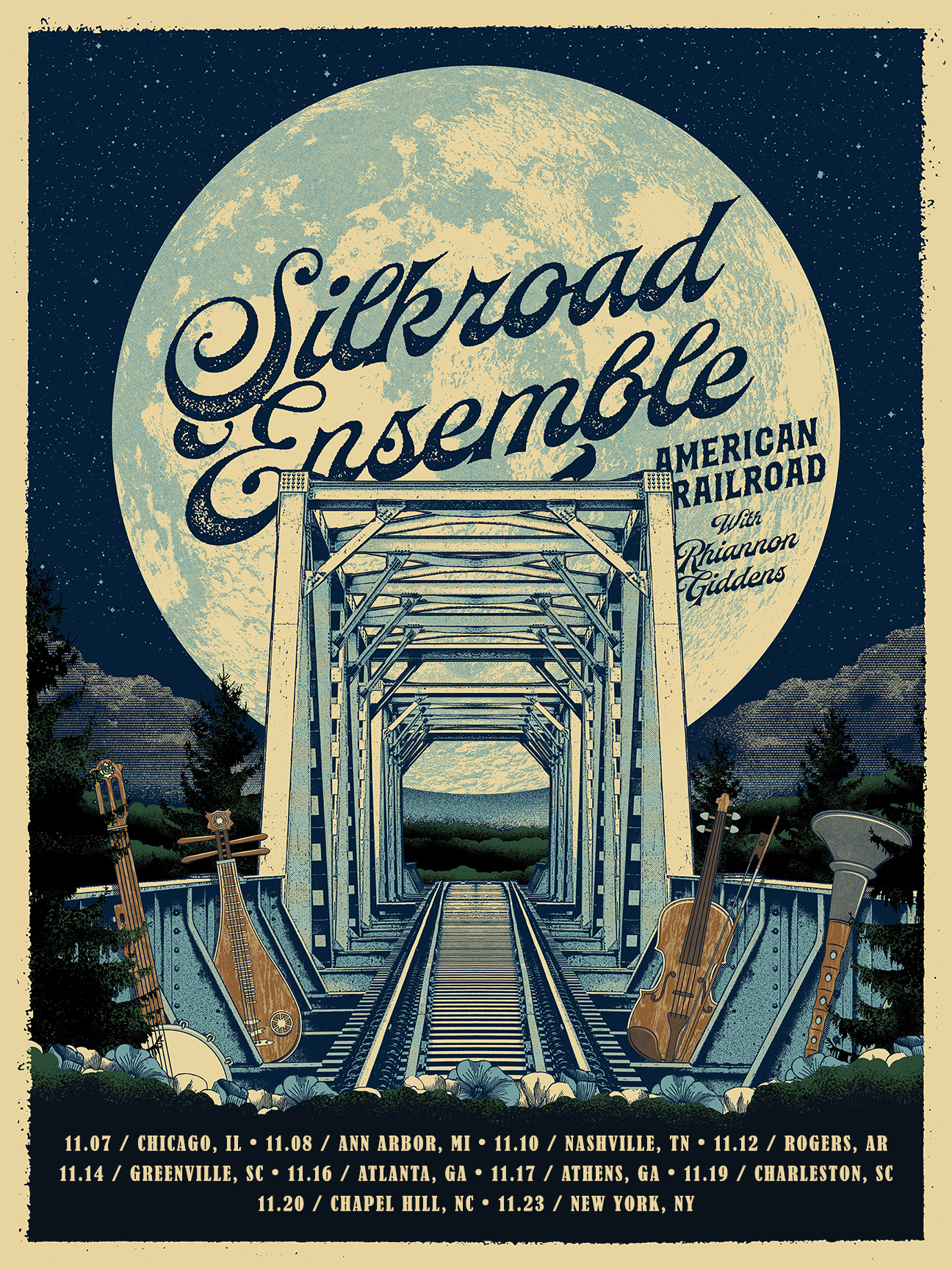 Silkroad Ensemble tour poster — 2026–2027