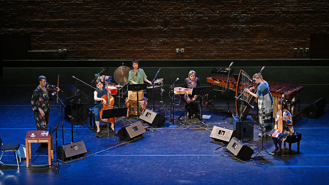 Silkroad Ensemble on stage